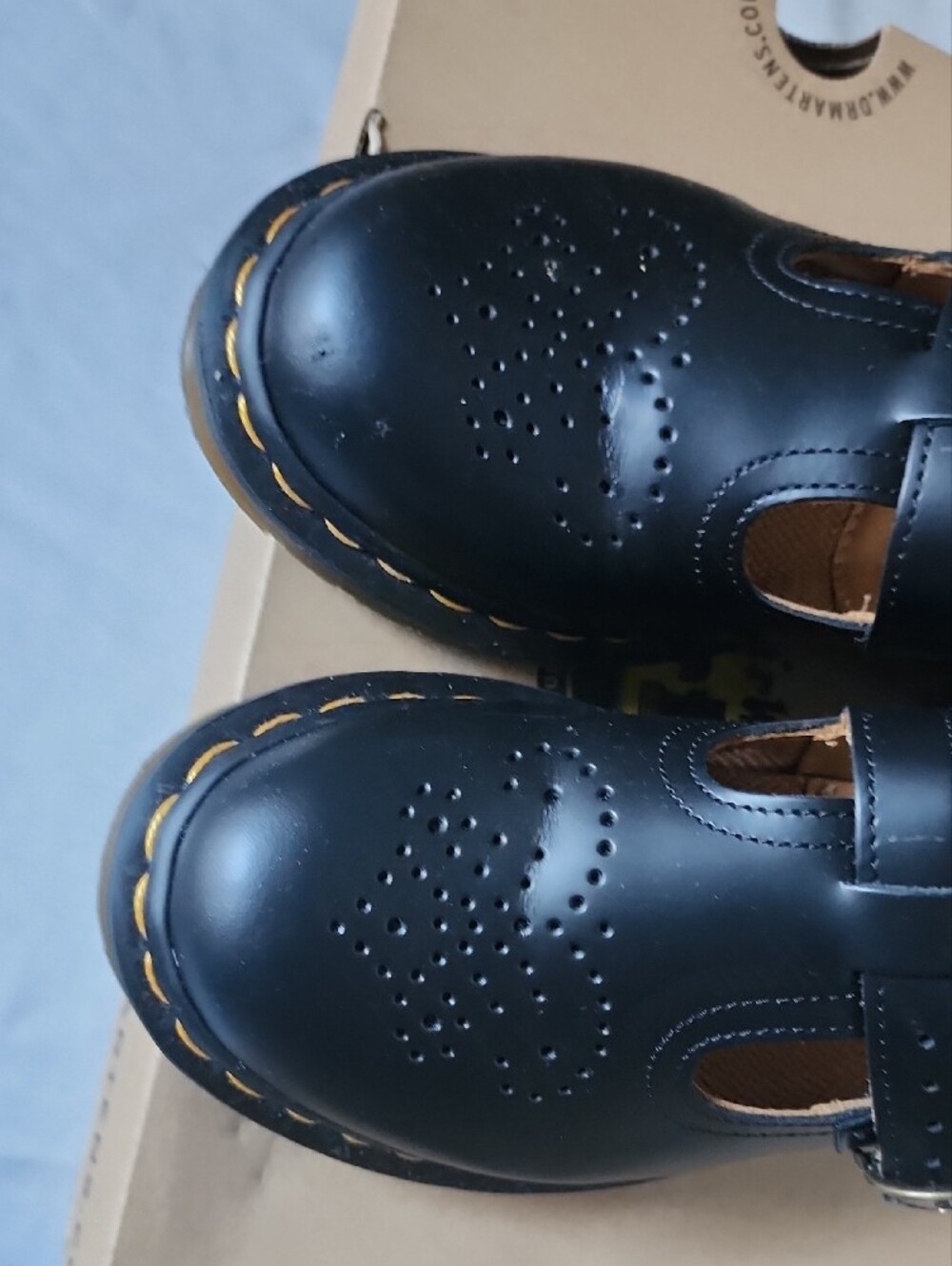 Dr. Martens 8065 Smooth Leather Mary Jane Shoe Black Size US 7 - Picture 12 of 14